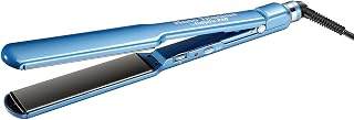 BaBylissPRO Nano Titanium & Ceramic Ultra-Slim Hair Straightener, Extra-Long Dual Voltage Flat Iron with Floating Plates