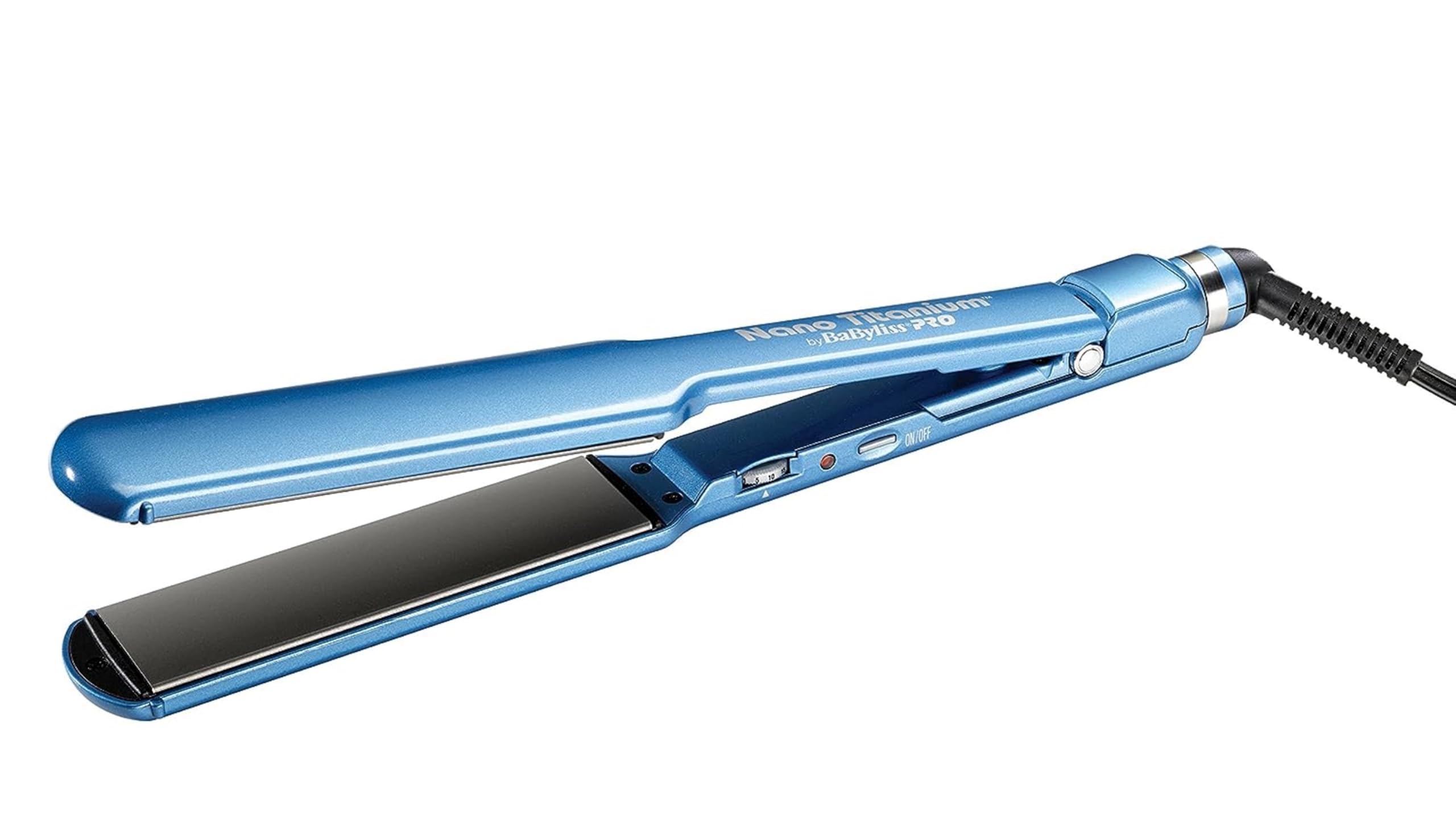 BaBylissPRO Nano Titanium & Ceramic Ultra-Slim Hair Straightener, Extra-Long Dua