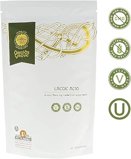 Druids Grove Lactic Acid Powder - Vegan, Non-GMO, Gluten-Free, OU Kosher - 8 oz