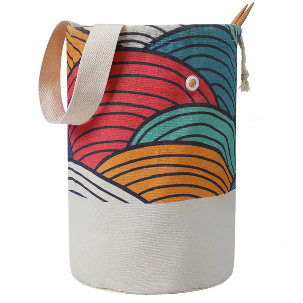 TOGETRUE Yarn Bag, Knitting Crochet Bag, Portable Yarn Storage Bags Organizer fo