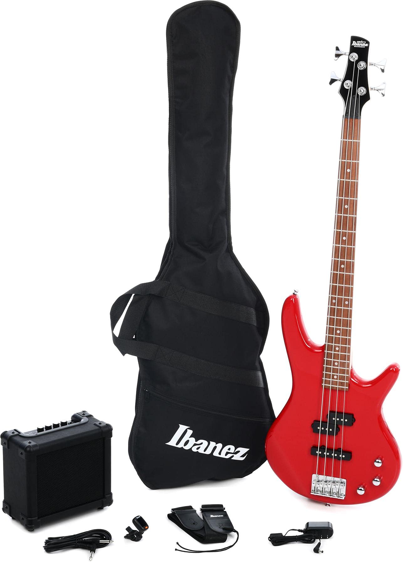 Ibanez Jumpstart IJSR190N Bass Pack - Red