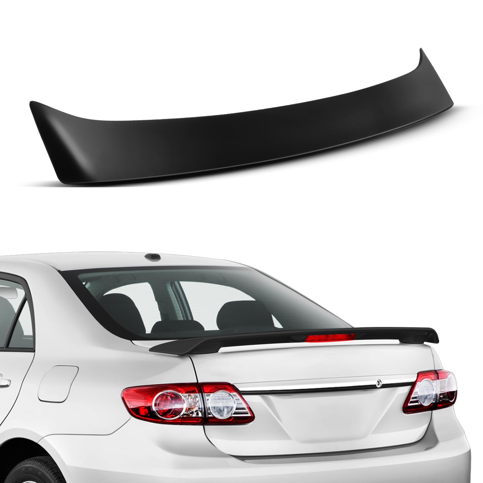 SCITOO ABS Black Rear Trunk Spoiler Wing | Body Kits Replacement for 2003-2013 f