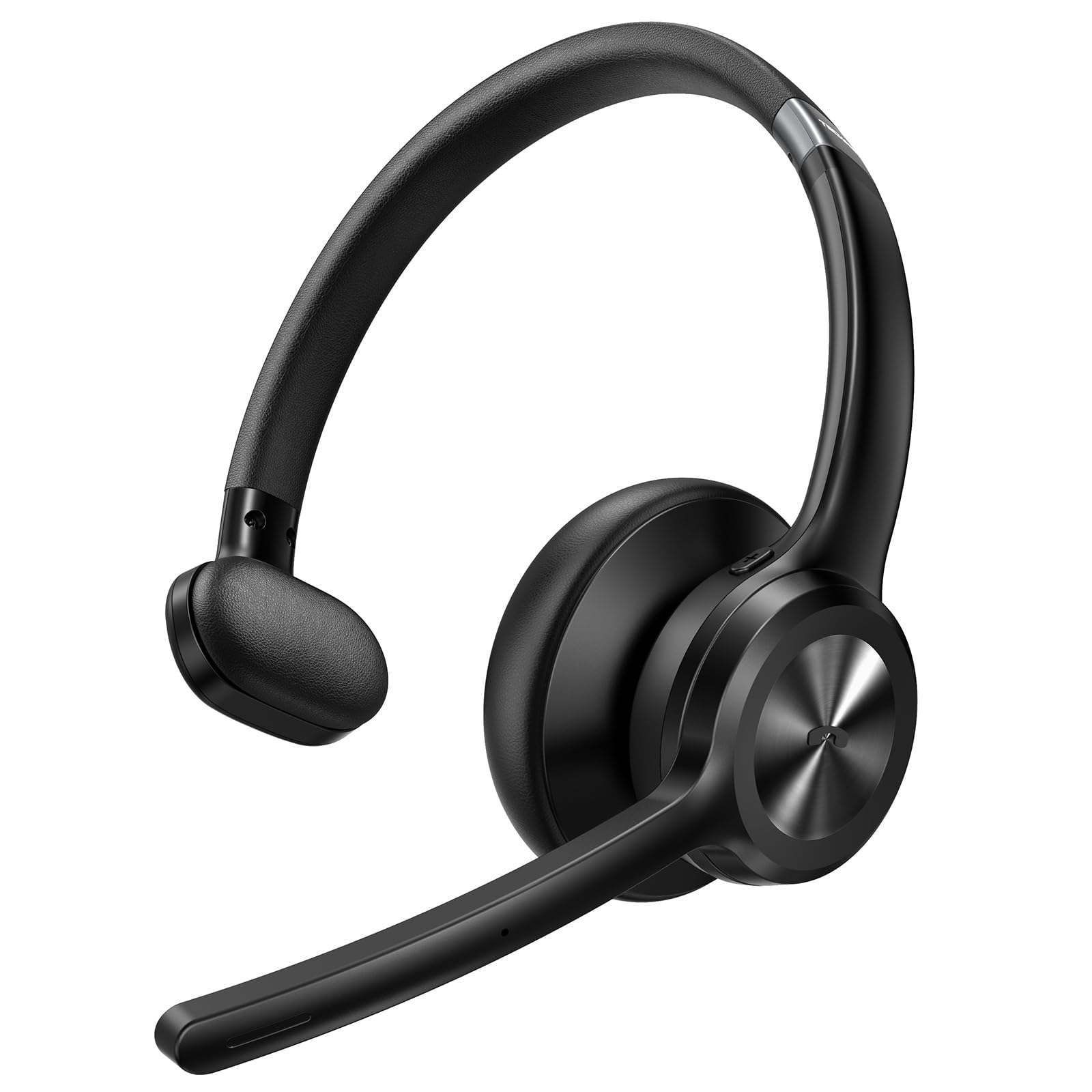 TECKNET Wireless Headset with Microphone - V5.2 Bluetooth Trucker Headset with N
