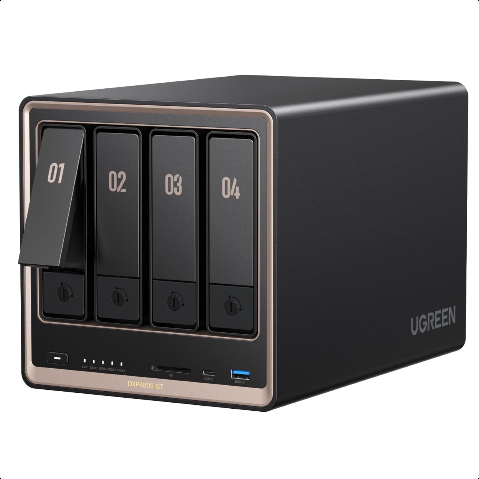 UGREEN NAS DXP4800 GT 4-Bay for Creators, Tech Enthusiasts and Office Teams | Sm