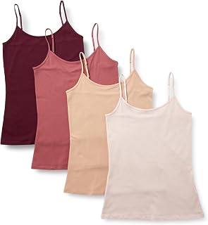 Amazon Essentials Women's 4-Pack Slim-Fit Camisole