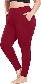 COOTRY Plus Size Leggings for Women with Pockets Workout Yoga Pants