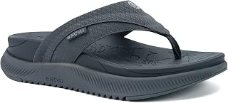 ONCAI Womens Flip Flops Orthopedic Padding Hiking Sandals for Women Arch Support Summer Comfortable Slip On Flip Flops for Women Size 6-12