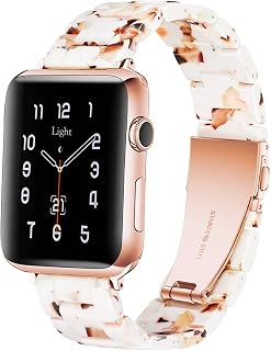 Light House Apple Watch Bands-Fashion Lightweight Resin iWatch Bands for Women Men 38mm/40mm/41mm/42mm(Series 11 10), 49mm/46mm/45mm/44mm/42mm(S 3 2 1), Compatible with Apple Watch Series 11 SE 10 9 8 7 6 5 4 3 Ultra