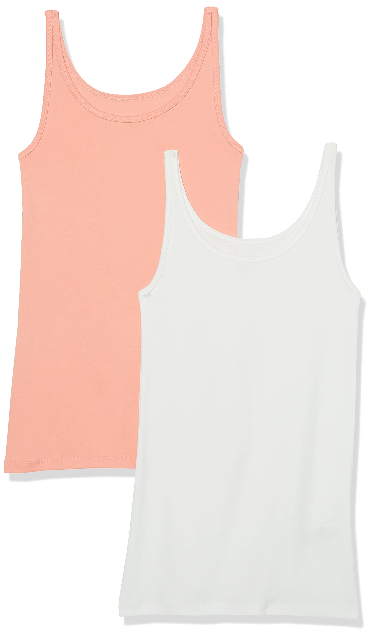 Amazon Essentials Women's Slim Fit Tank Top with Spaghetti Straps Pack of 2