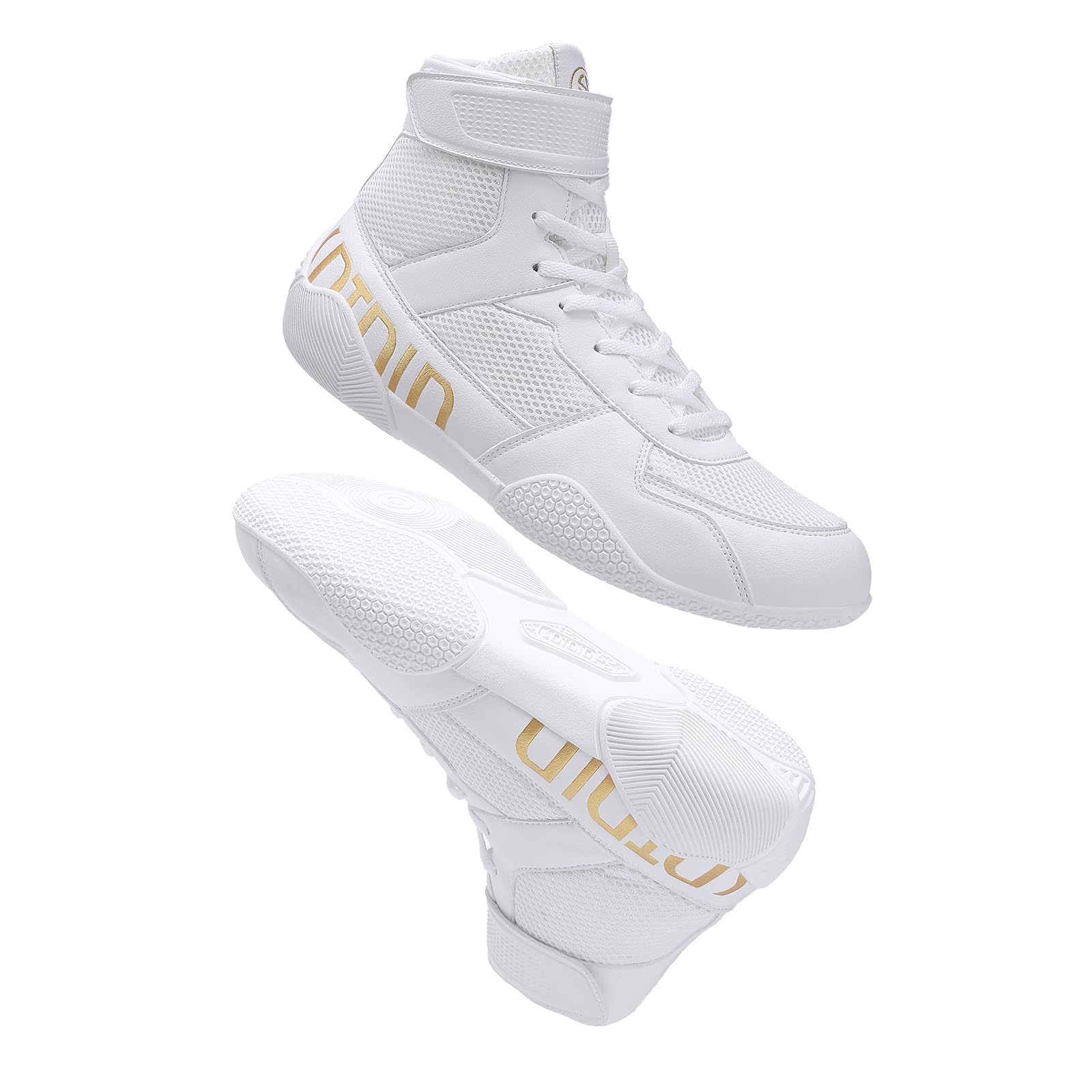 Men's Wrestling Shoes with Lightweight,Sdtdid Boxing Shoes for Gym, Training, Po