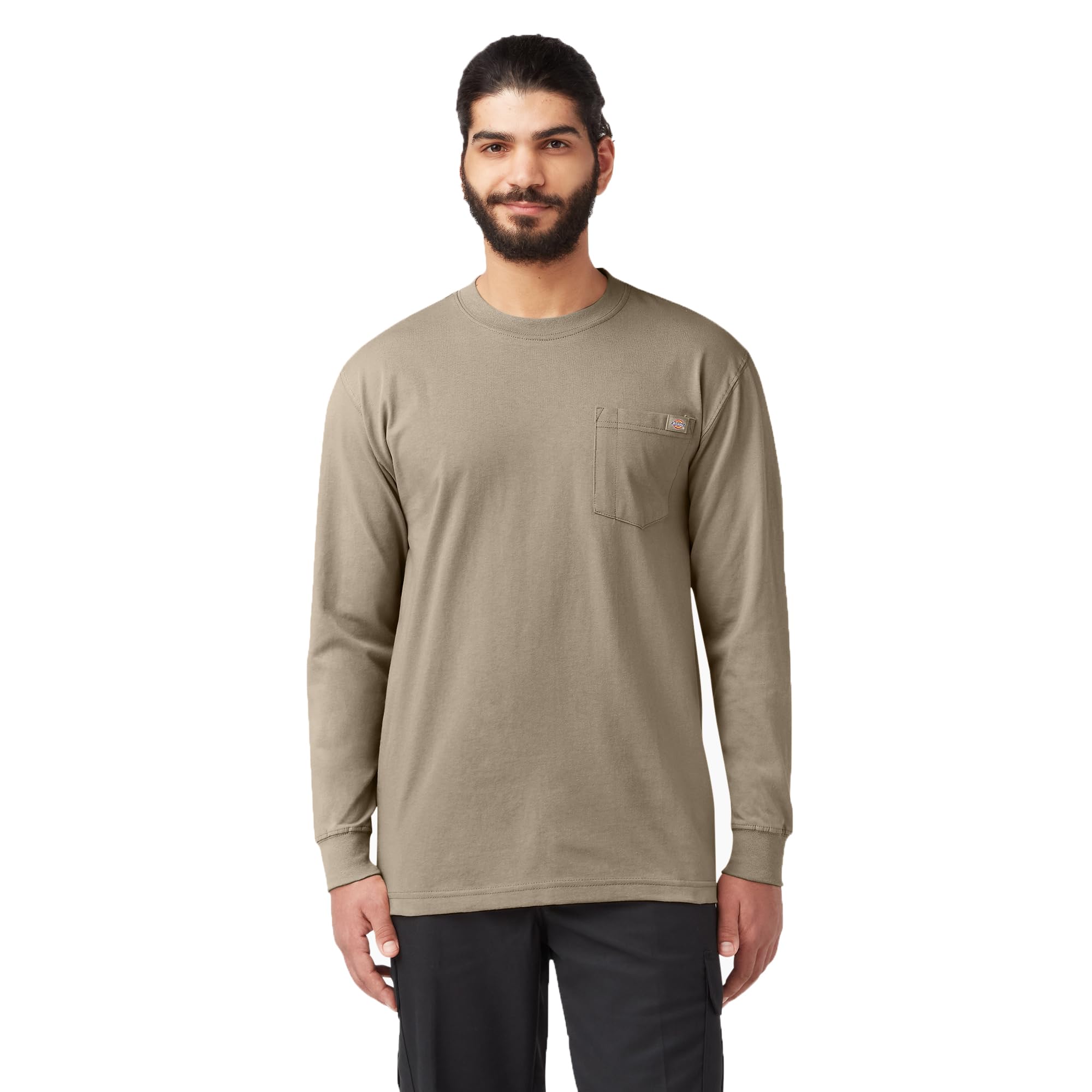 Dickies Men's Heavyweight Long Sleeve Pocket T-Shirt