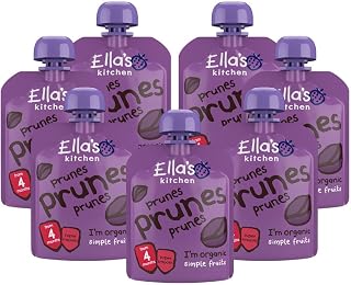 Ella's Kitchen First Taste Prunes 6+ Months, Pack of 7, 490g