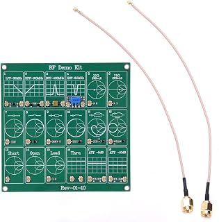 Frequency Test Board RF Demo Kit VNA RF Test Module Vector Network Analyzer Breadboard Test Protoboard Board Filter/Attenuator Module