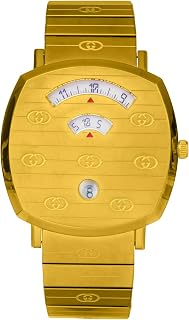 Gucci YA157409 GRIP Quartz Watch, Gold, Stainless Steel, Sapphire Glass