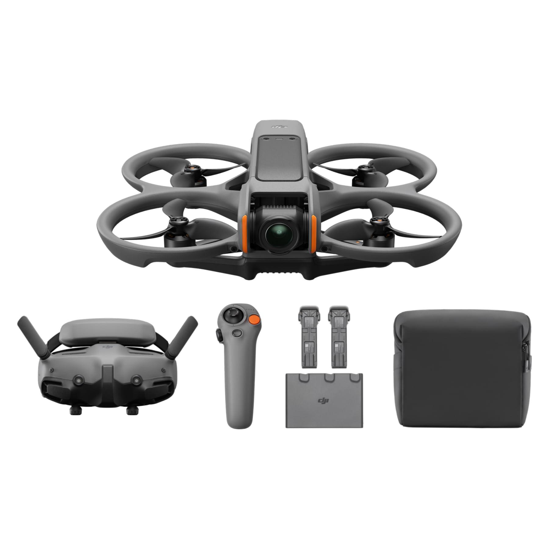 DJI Avata 2 Fly More Combo (3 Batteries), FPV Drone with Camera 4K | Includes Go