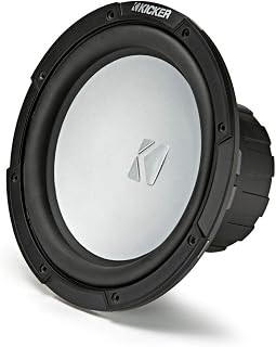 KICKER KMF10 10-inch (25cm) Weather-Proof Subwoofer for Freeair Applications, 4-Ohm