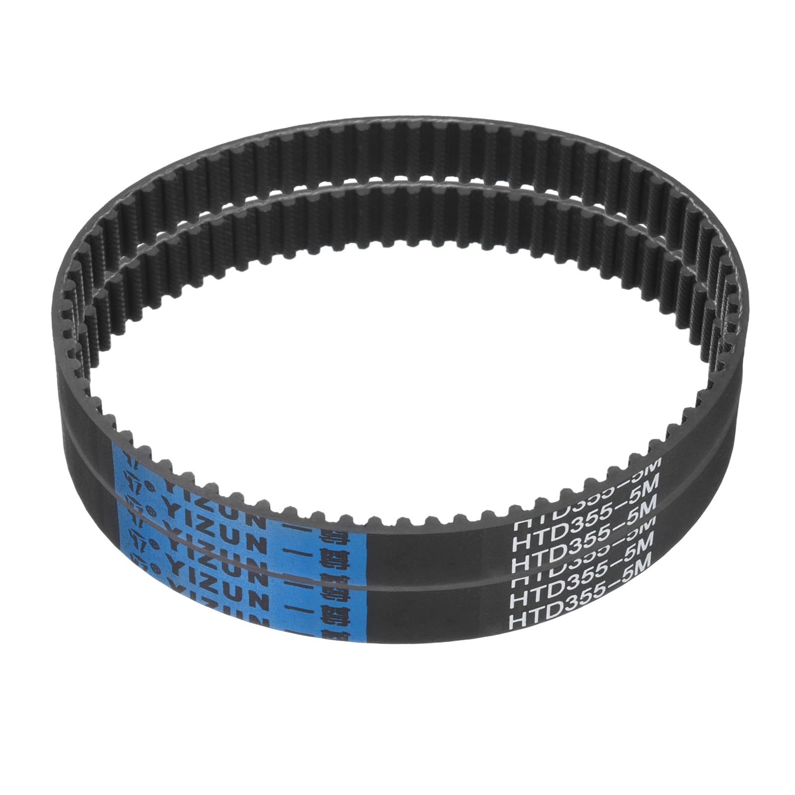 uxcell 2pcs HTD-5M Rubber Timing Belt 71Teeth, 355mm Lw x 15mm W x 3.6mm H | Clo