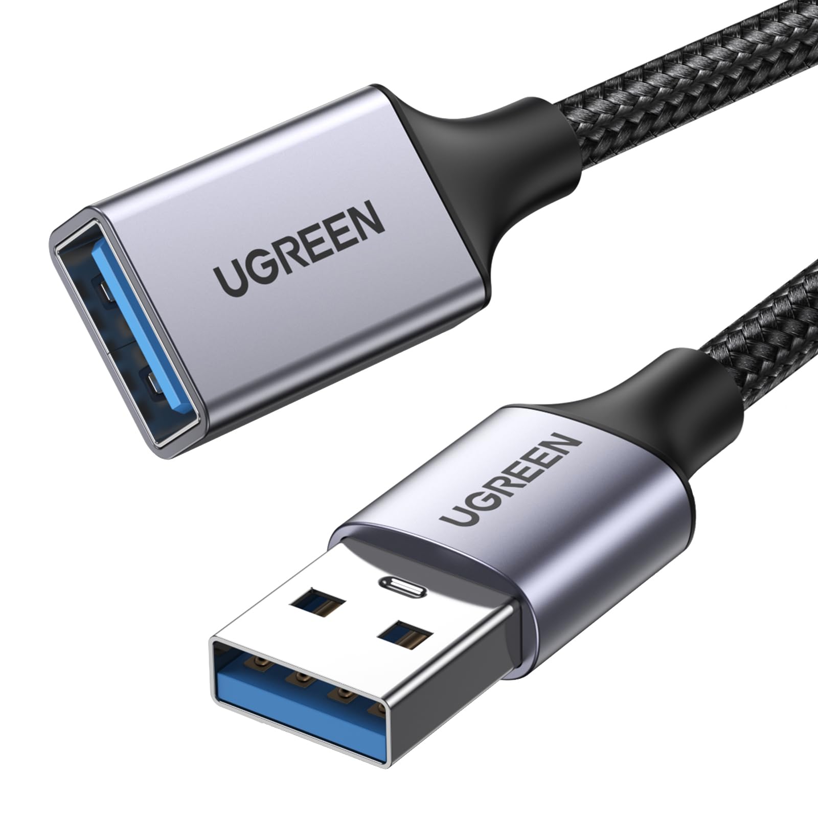 UGREEN USB 3.0 Extension Cable A Male to A Female Aluminum 5Gbps 1M | 5Gbps High