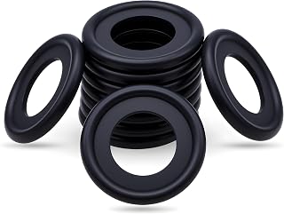 MEAJOO 10PCS M12 Drain Plug Gasket Rubber Crush Washer Seals 12616850 3536966 Engine Oil Pan Drain Plug Seal Compatible with Chevy GMC Ford Engine Oil Crush Washers