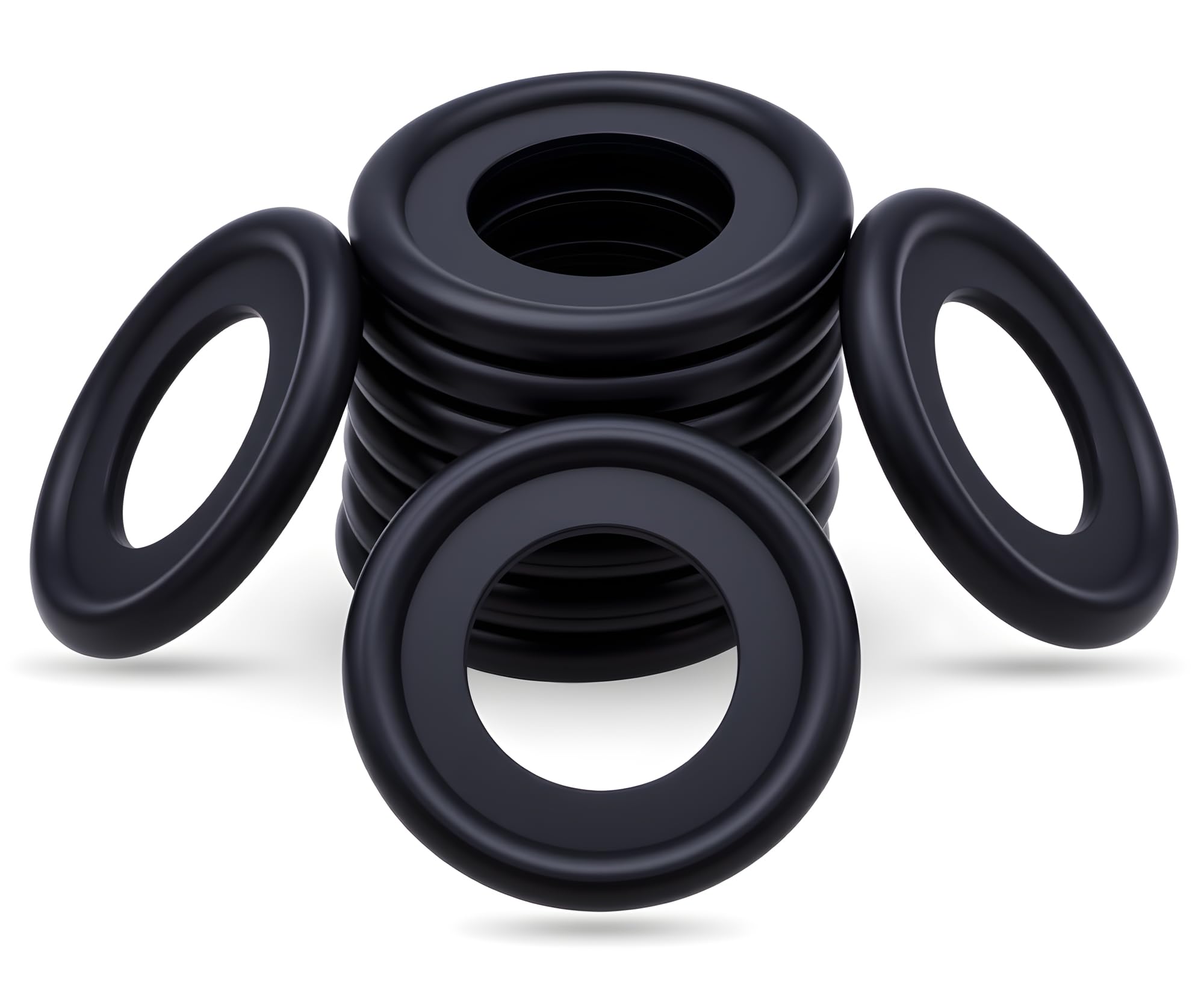 MEAJOO 10PCS M12 Drain Plug Gasket Rubber Crush Washer Seals 12616850 3536966 En