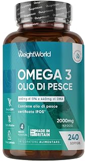 Omega 3 Fish Oil IFOS Certified 2000mg, 660mg EPA and 440mg DHA | Omega3 Fish Oil 240 Softgel Supplement (4 Months Stock), EPA and DHA Contribute to Normal Heart Function (EFSA)