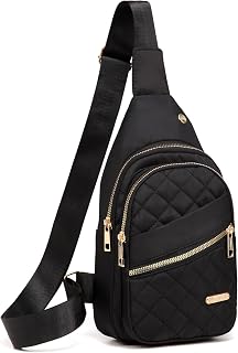 AOSTIHOT Small Crossbody Bags Sling Bag for Women Men, Casual Sling Backpack Cross Body Travel Hiking Backpack