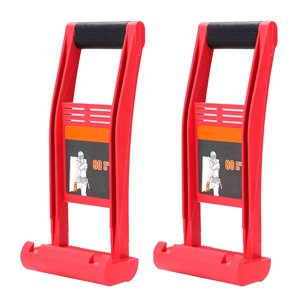 Skelang 2 Pcs Drywall Carrier, Lift and Carry Panel Mover, ABS Plastic Panel Car