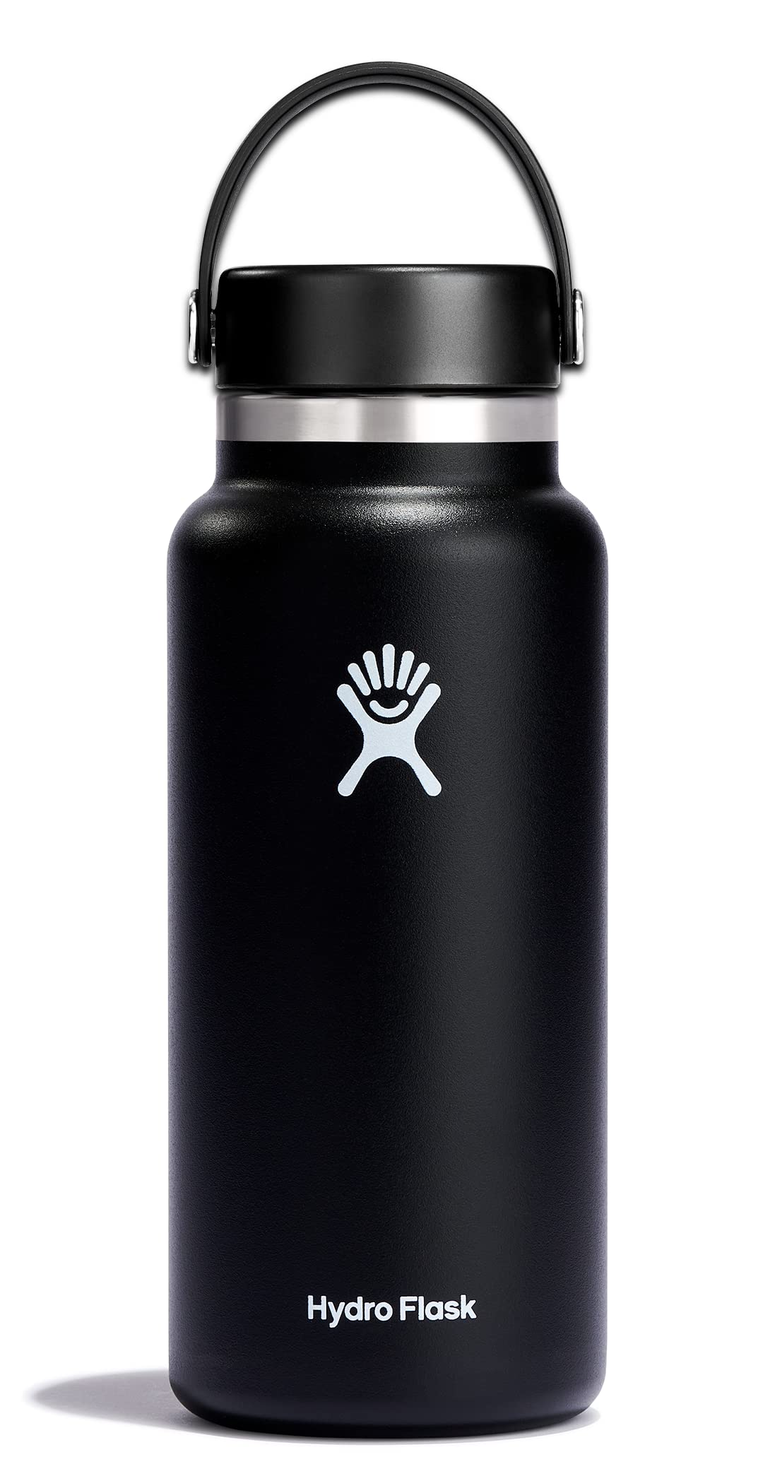 Hydro Flask Water Bottle - Insulated Stainless Steel - Wide Mouth Flex Lid, Non 