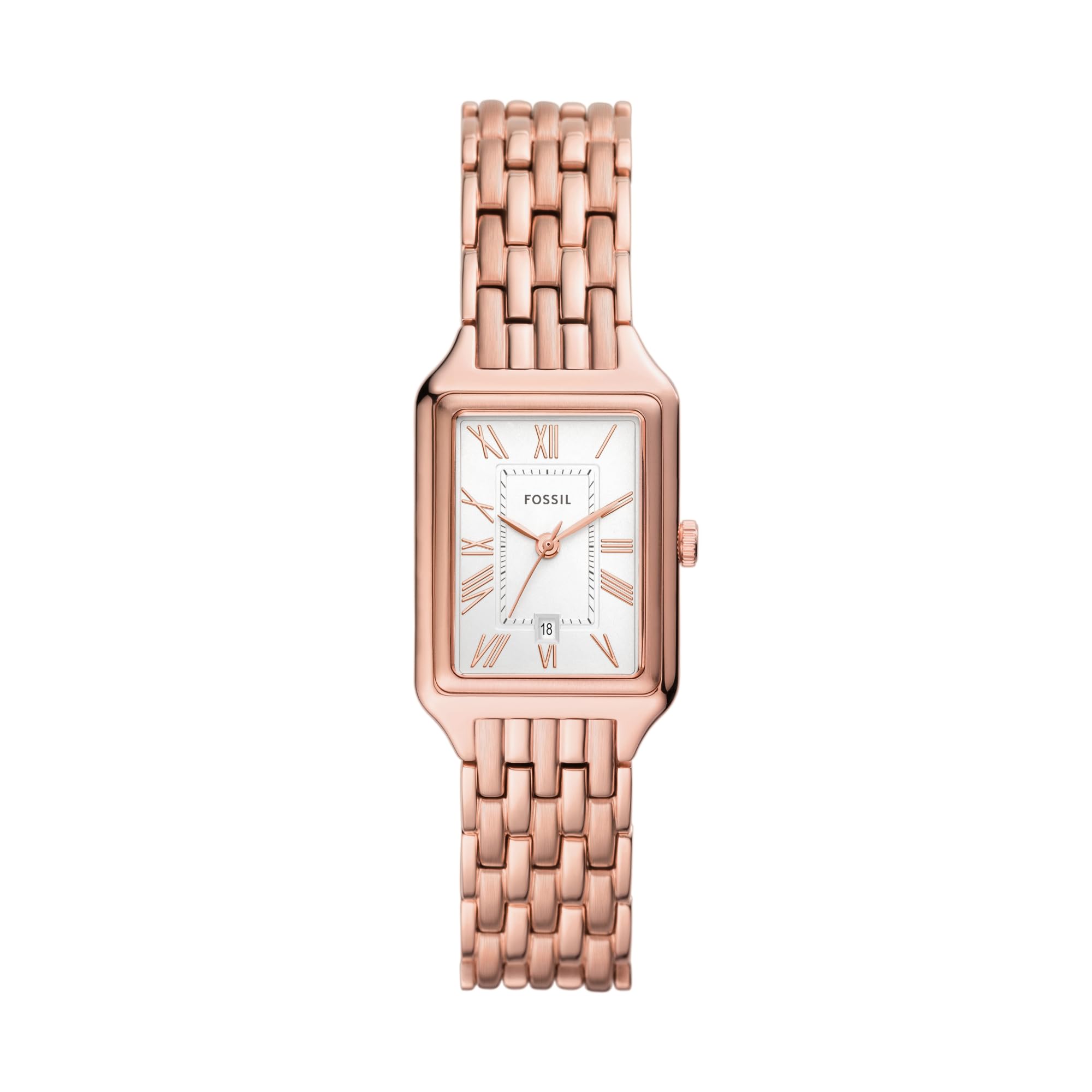 Fossil Women's Raquel Quartz Stainless Steel Three-Hand Watch, Color: Gold (Mode