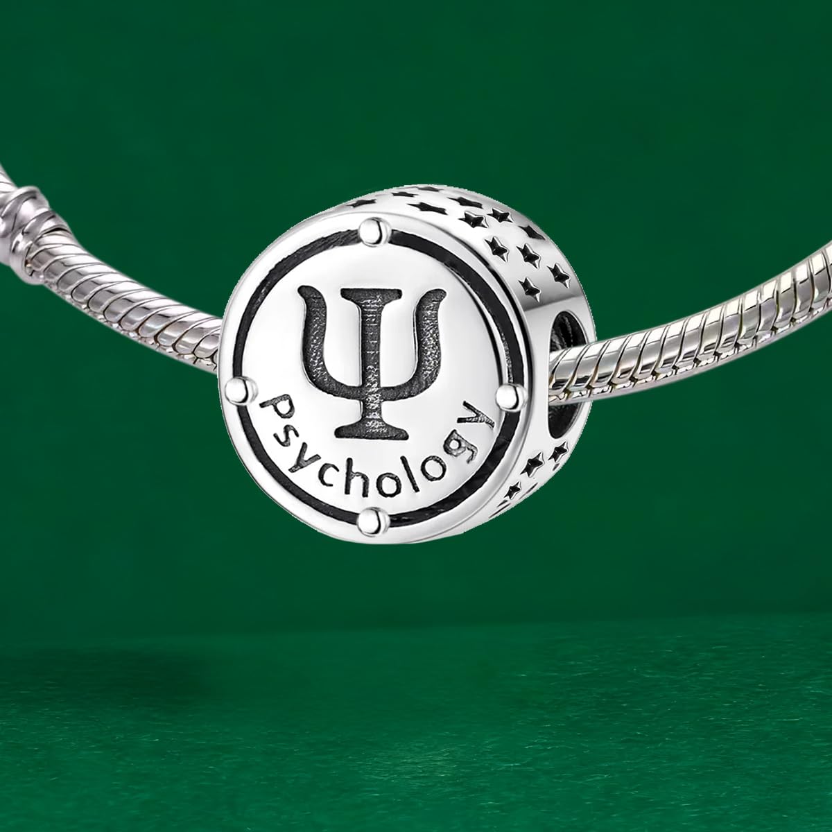 1Pc 925 Silver Fashionable Hang mother daughter Charm Bead Fit for Women DIY Jew