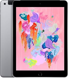 2018 Apple iPad (Wi-Fi + Cellular, 32GB) - Space Gray (Renewed)