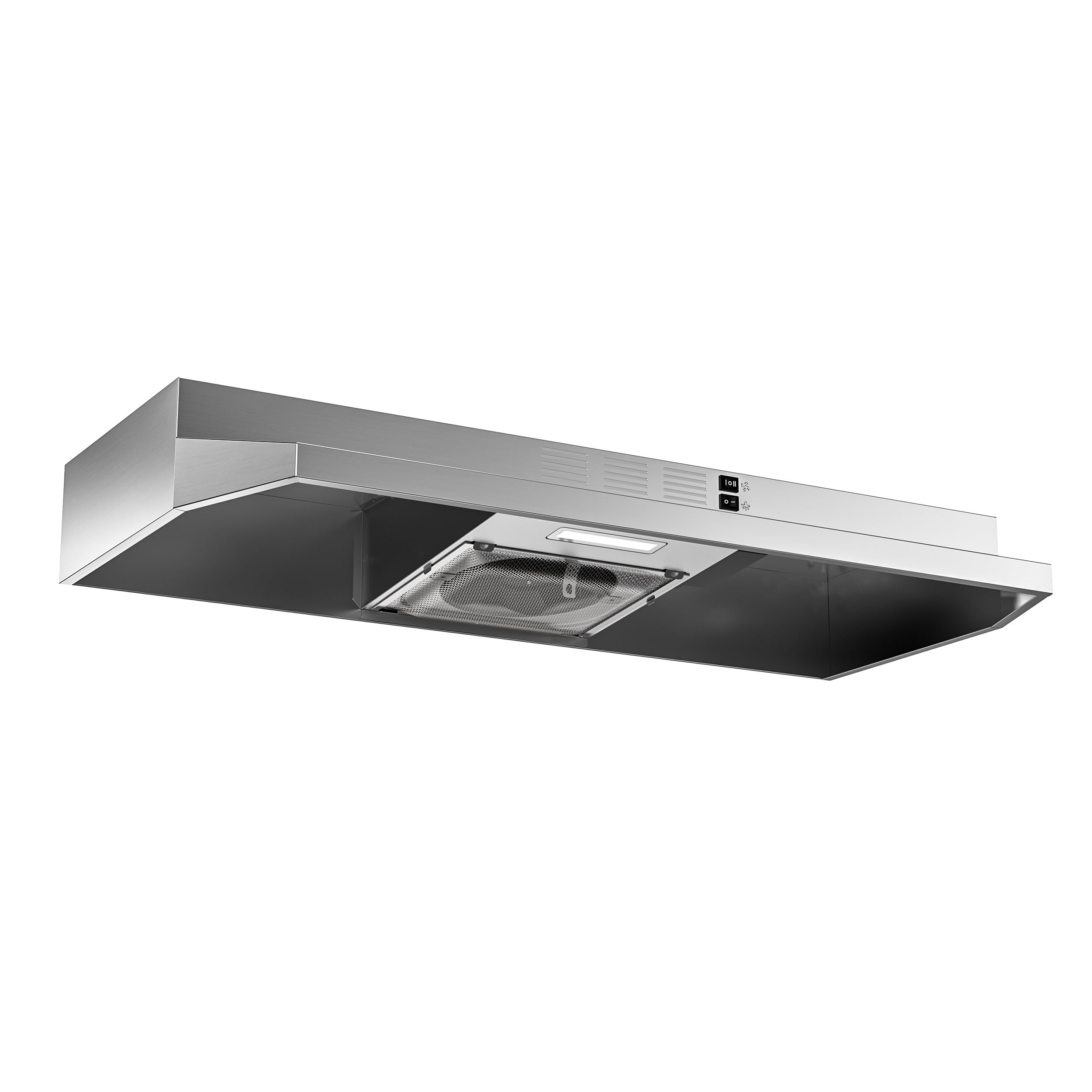 FIREGAS Range Hood 36 inch, Under Cabinet Range Hood, Kitchen Hood | Stainless S