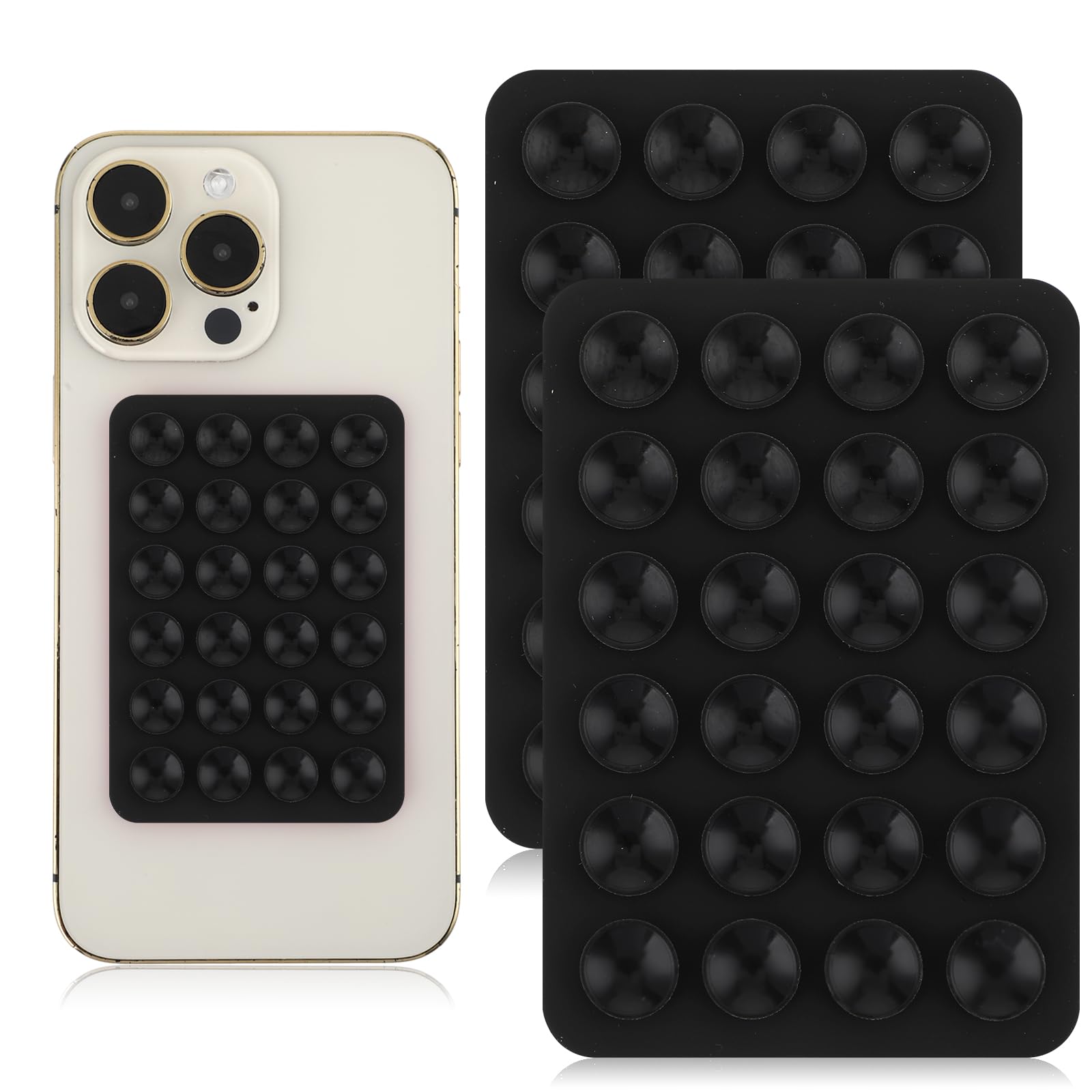 Giantree 2 Pcs Silicone Suction Phone Case Adhesive Mount, Suction Phone Case Mo