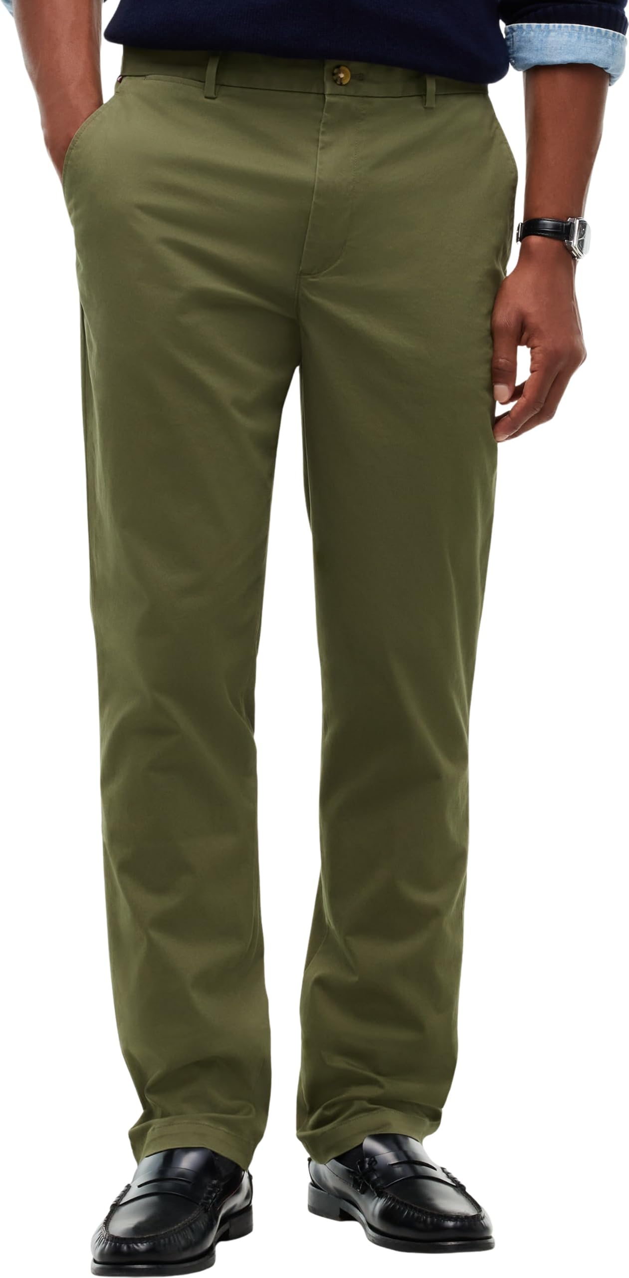 Tommy Hilfiger Men's Core Denton Essential Twill Straight Fit Chinos