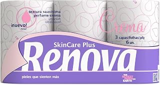Renova Skin Care PLus Toilet Paper Decorated Aroma – 6 Rolls