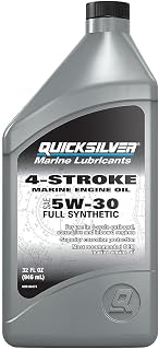 Quicksilver 5W-30 Full Synthetic Marine Engine Oil, 1 Qt.