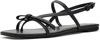kate spade new york Sandales plates en cuir lisse Loop