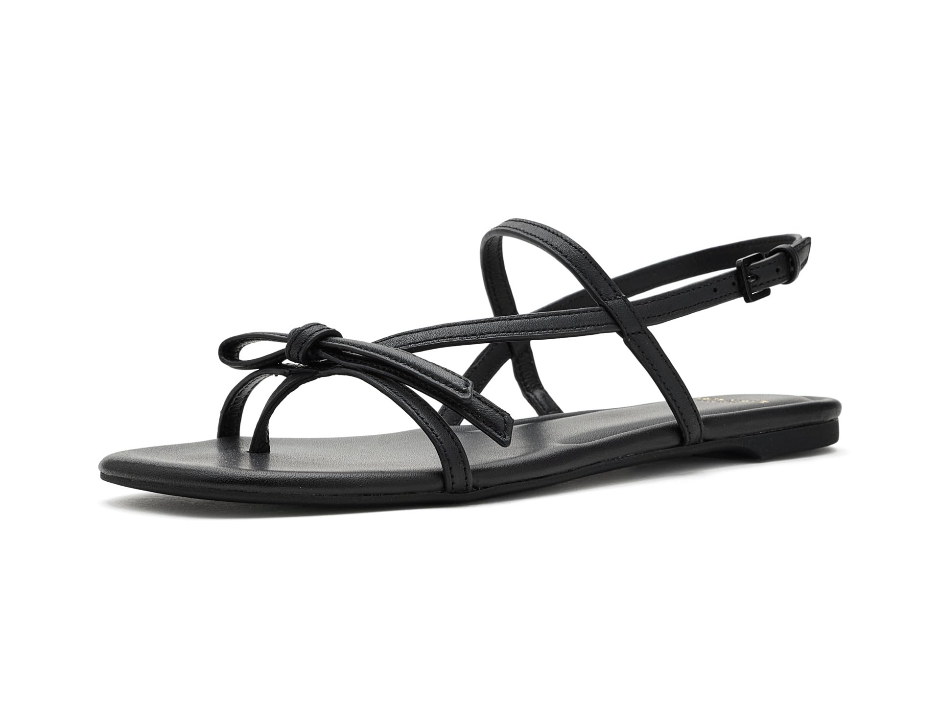 kate spade new york Sandales plates en cuir lisse Loop