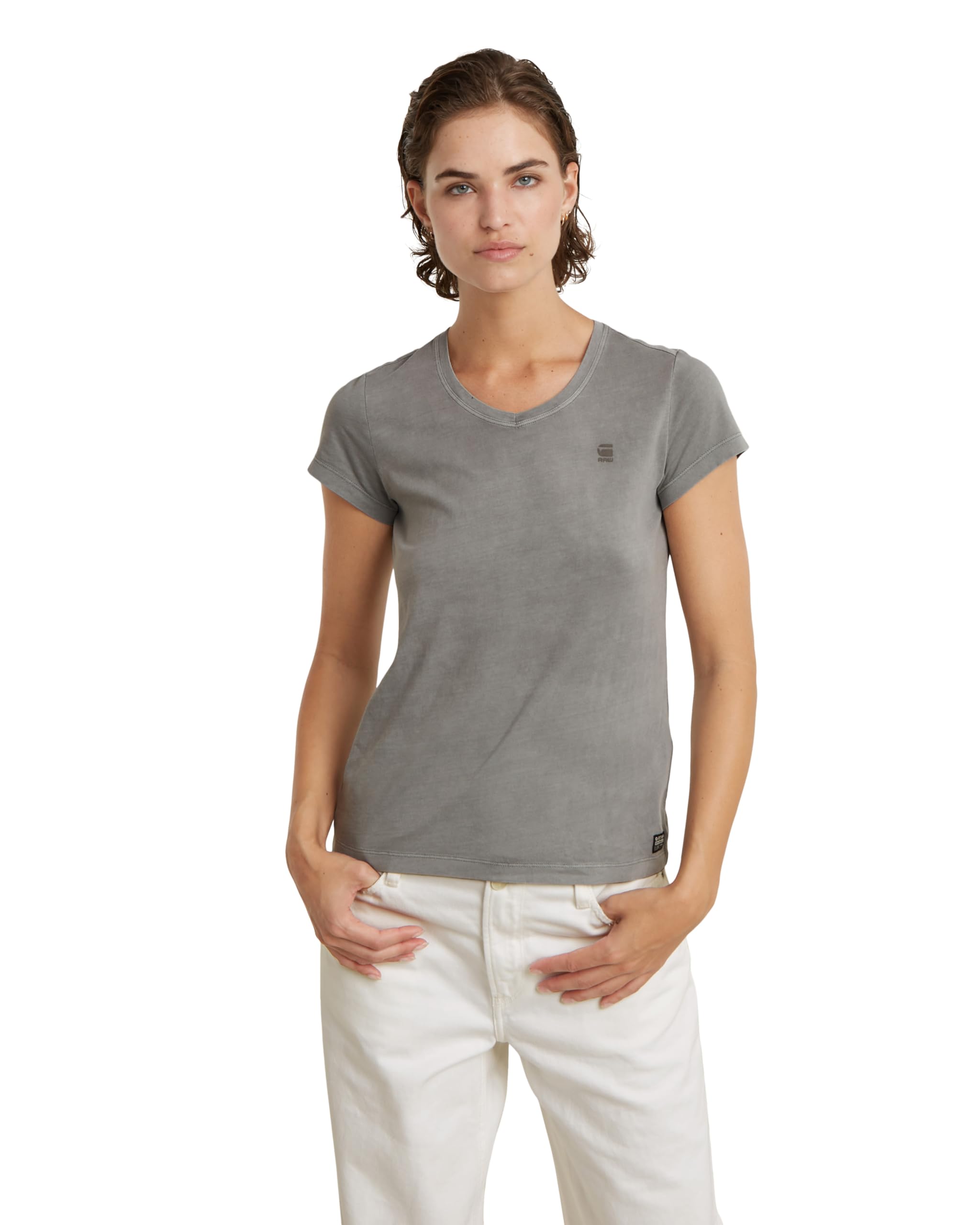 G-Star Mujer Eyben Slim V-Neck Top 2.0
