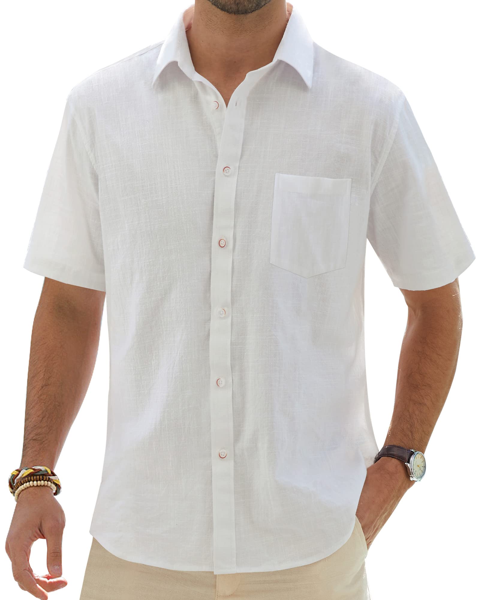 J.VER Men's Shirt, Regular Fit, Long Sleeve Men's Shirts, Casual Shirt, Regular 