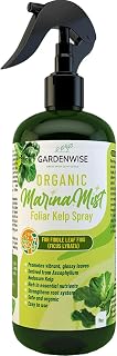 GARDENWISE Organic Marina Mist Foliar Spray for Fiddle Leaf Fig and Other Ficus Trees | Micro Nutrients for Vital Health | Gentle Formula | Liquid Plant Food | Quick Results | Ready to Use (8 OZ)
