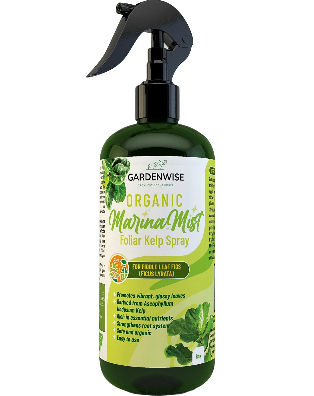 GARDENWISE Organic Marina Mist Foliar Spray for Fiddle Leaf Fig and Other Ficus 