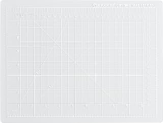 Dahle Vantage 10680 See-Through Premium Self-Healing Cutting Mat, 9"x12", 1/2" Grid, 5 Layers for Max Healing, Perfect for Crafts &amp; Sewing, Clear