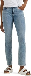 Lee Women's Ultra Lux Comfort With Flex Motion Slim Straight Jean With Ever Fit