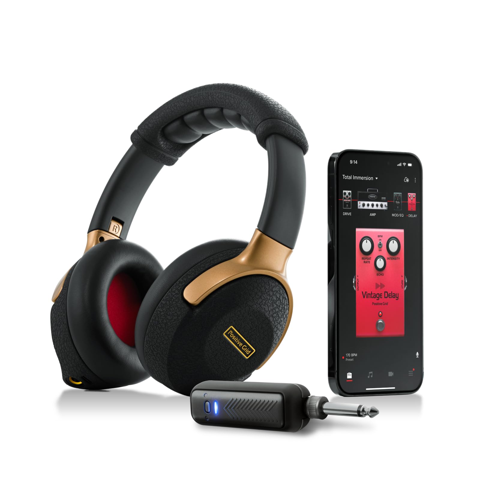Positive Grid Spark NEO Wireless Smart Guitar Headphone Amp & Rig | Wireless hea