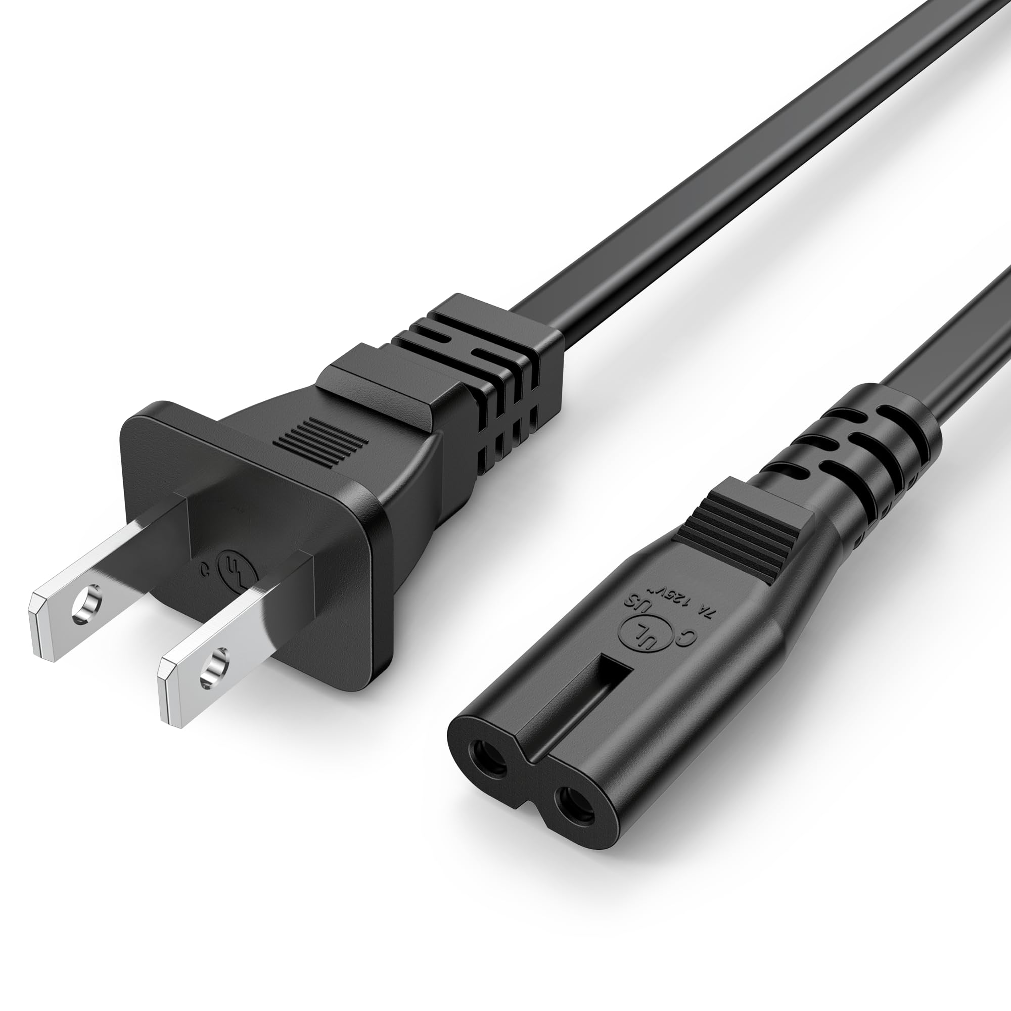 TPLTECH AC Power Cord for Sony PS5/PS4/PS3 Slim, Xbox Series S/Series X, Xbox On