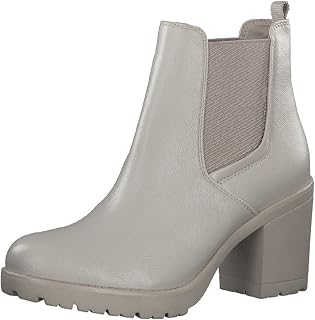 MARCO TOZZI Women's Chelsea Boots with Block Heel Vegan