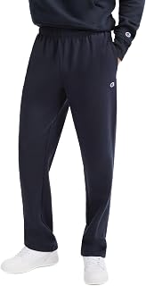Champion Men's Open-Bottom Fleece Sweatpants, Standard Fit, Midweight Fleece, Available in Regular and Big & Tall