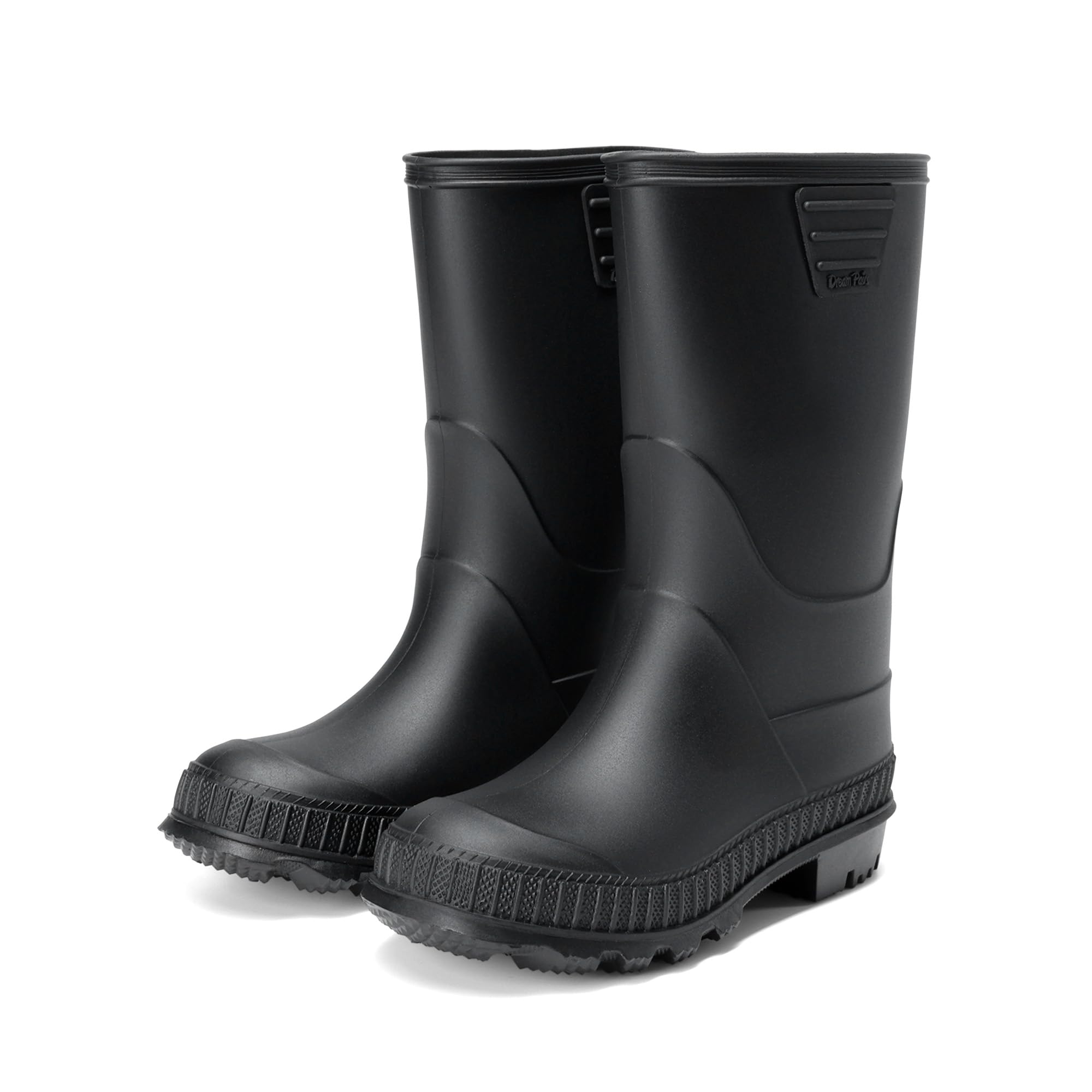 DREAM PAIRS Kids Waterproof Outdoor Rain Boots | Lightweight,Non-Slip Outsole,Ea