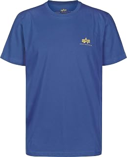 ALPHA INDUSTRIES Alpha Indutries Basic T Small Logo Neon Print T-Shirt for Men (Pack of 1)